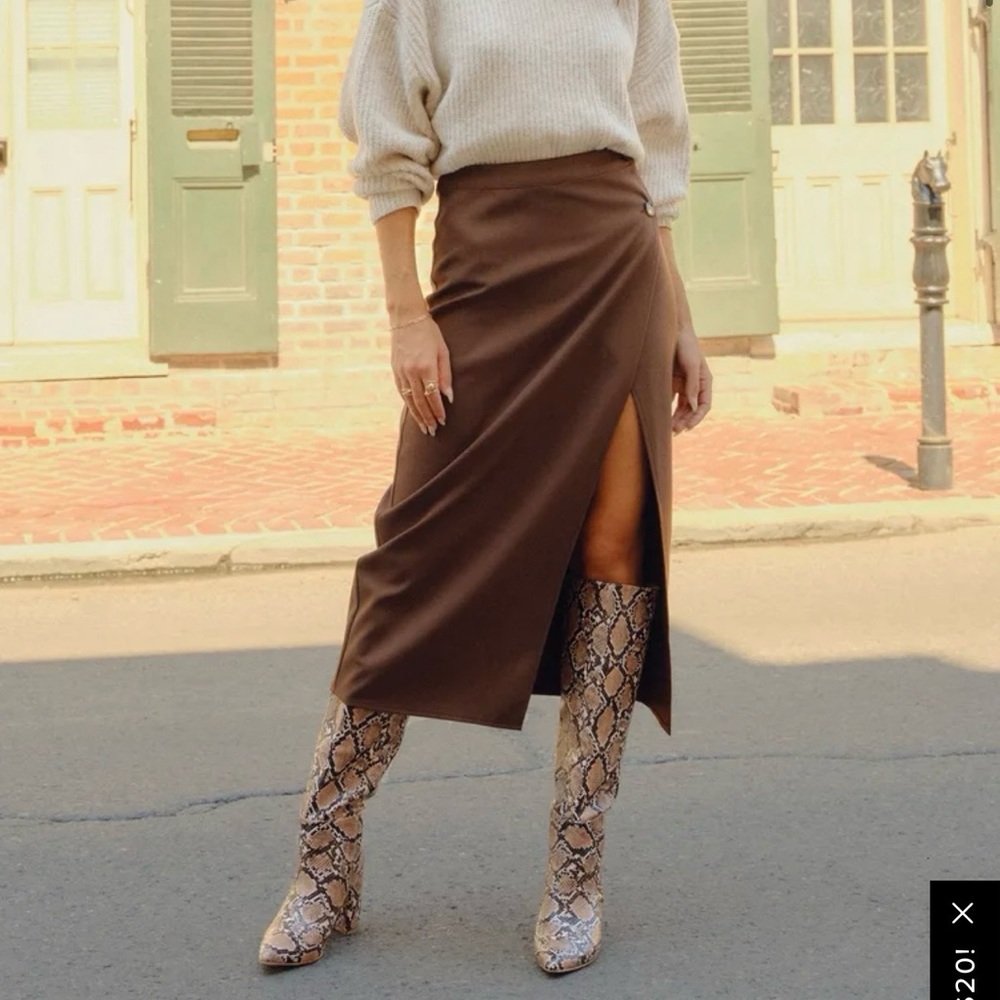 Wrap midi skirt BRAND NEW
